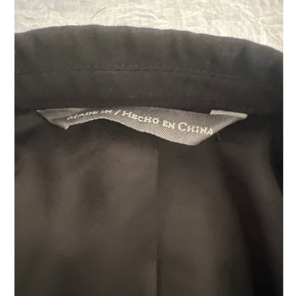 Perry Ellis Portfolio Blazer Sport Coat Two Button Black Career Size Men's 42R - Image 4 of 4