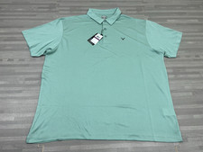 Callaway Opti-Dri Golf Polo Shirt Mens Size 2XL Short Sleeve Aquifer Green 70