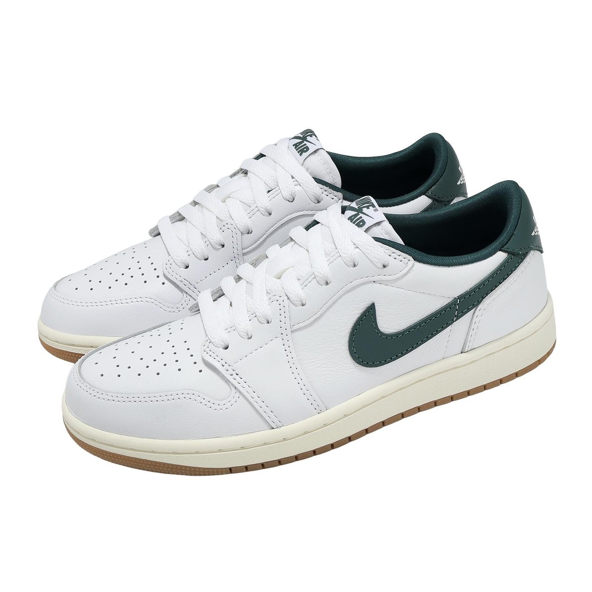 Nike Wmns Air Jordan 1 Retro Low OG White Oxidized Green Sail 