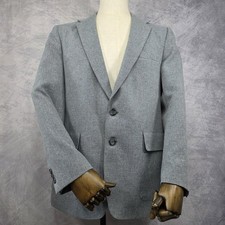 Vintage Levis Action Suit Blazer Mens 42R Gray Two Button Sta-Prest Jacket 70s