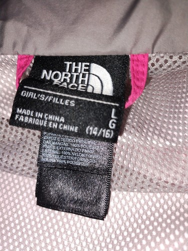 The North Face Girls Size 14/16 Pink Spring Mid Weight Jacket EUC - Picture 4 of 8