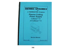 Thermal Dynamics CutMaster 75 Plasma Cutter  Service Manual *946