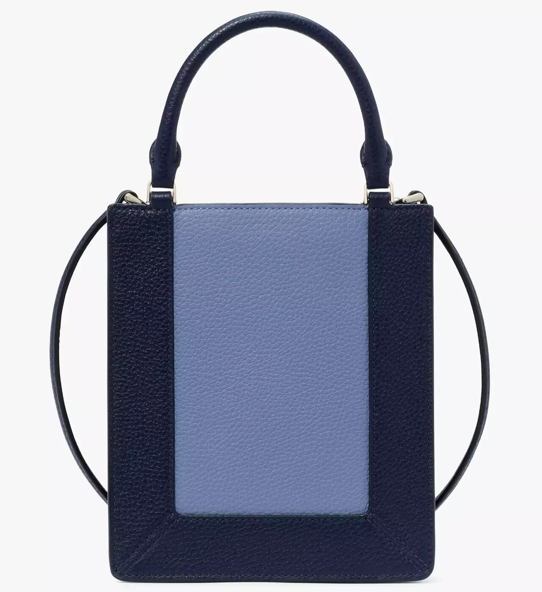 kate spade バッグ アイボリー/ネイビー カゴ編み風トートバッグ 希少