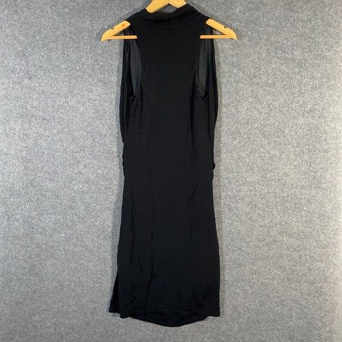 Seed Heritage Dress Womens Medium Maternity Black Bodycon Midi Formal Evening Z1 - Picture 11 of 12