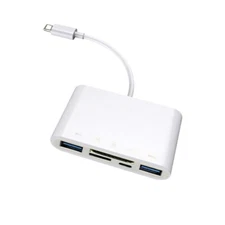 IOS14 SD TF USB 3.0 Card Reader Mouse U Flash Disk Drive OTG Adapter for iPhone
