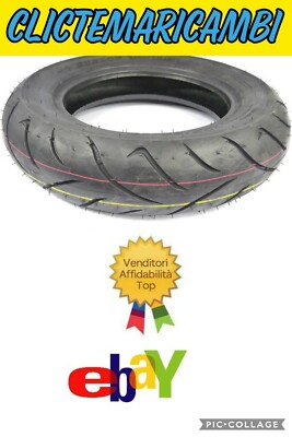 Set Mit 2 Reifen Aus Gummi 3.00-10 300-10 Weißes Band Für Vespa 50 Special R L N – 125 - PK 50-50 XL