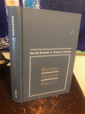 VINTAGE Modern Applied Algebra - Birkhoff & Bartee / 1970 McGraw-Hill / VG