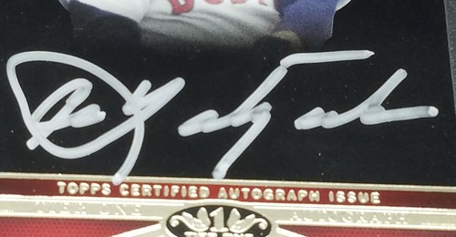 2012 Topps Tier One Carl Yastrzemski AUTO Karte Autogramm signed #05/10 - Bild 3 von 4