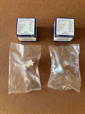 USHIO JCR/M 12V-75W HALOGEN PROJECTOR LAMP,  TWO new bulbs in original packaging