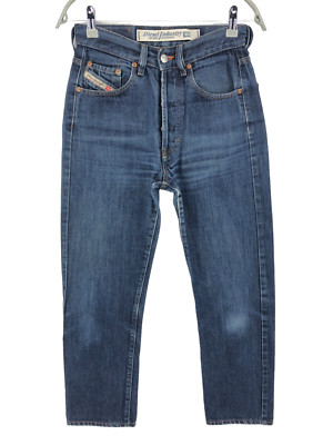 Vintage DIESEL Damen Cheyenne Gerade Reguläre Jeans Größe W26 L27