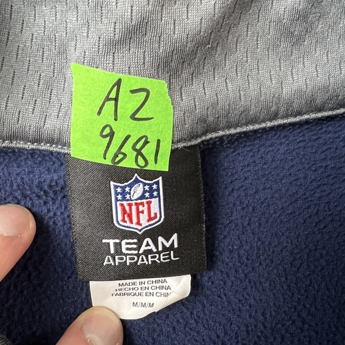 Denver Broncos Sudadera Hombres Medio Azul Fútbol NFL Polar Pullover 1/4 Cremallera - Imagen 5 de 15