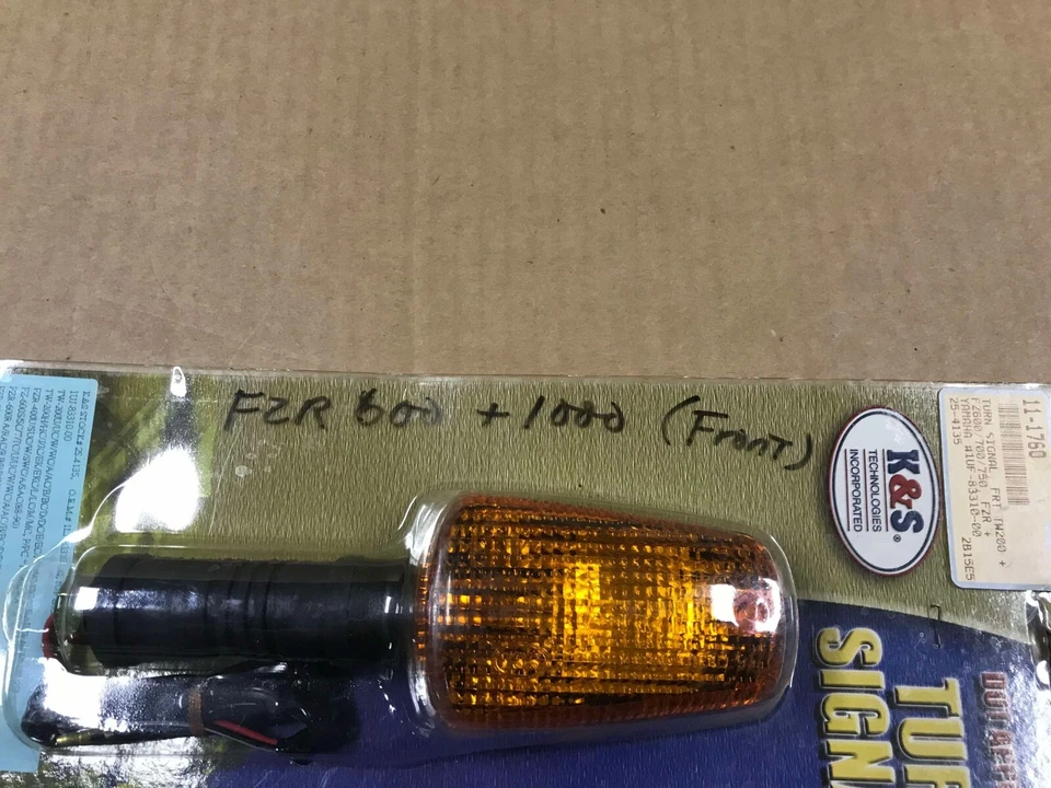 Señal de giro delantero de repuesto K&S DOT para Yamaha FZR-600/1000, 11-1760 Foto 3 de 4