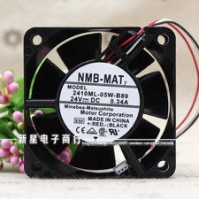 1pcs NMB 2410ML-05W-B89 6025 60mm 24V 0.34A Inverter Cooling Fan 3pin