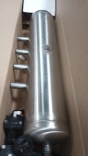 32" x 8" MANIFOLD- 4 PORTS - END OUTLETS WIHT 4 MECAIR ME 814 NPT STAINLESS STEE