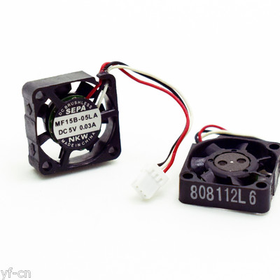 4pcs SEPA MF15B-05LA 15x15x5mm 1505 5V 0.03A Small Mini Micro Server Cooling Fan