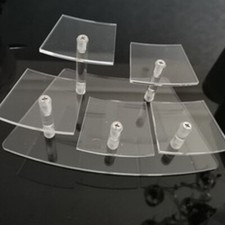 Acrylic Clear Stand Model Doll Toy Ornament Display Holder Rack Transparent Show
