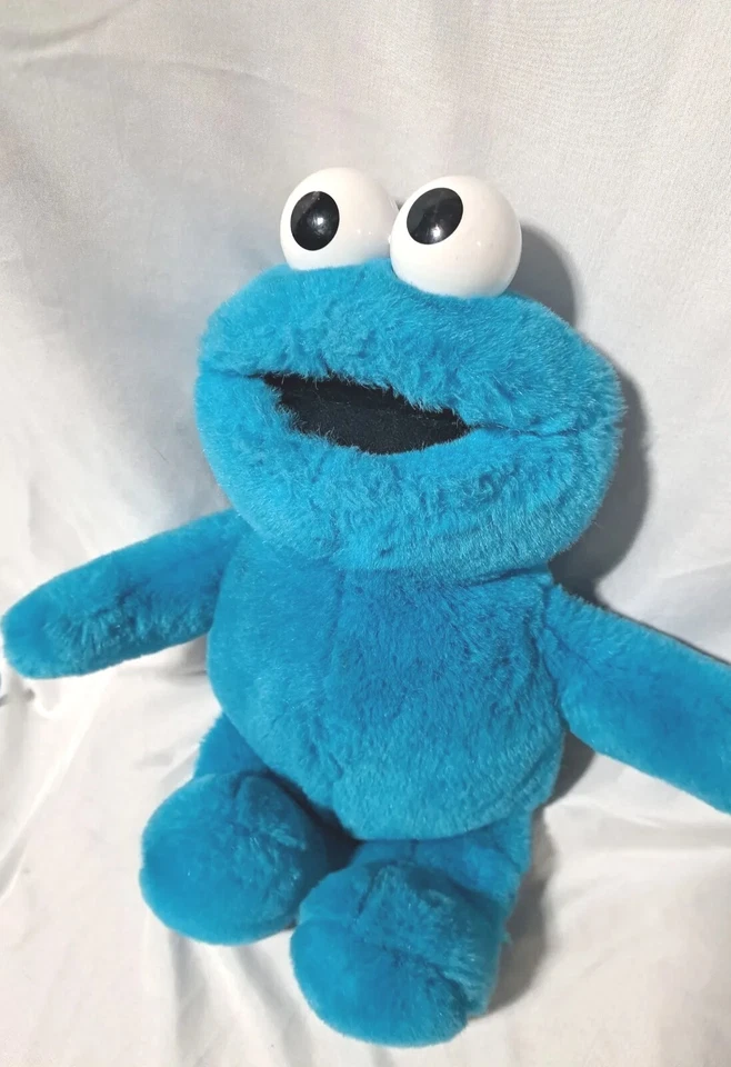 Vintage Tickle Me Cookie Monster 1997 Tyco 16" Talking Stuffed Plush Toy Tested Foto 2 de 4