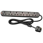 Lindy 2m 6 Way AV Surge Protector With Main Filter