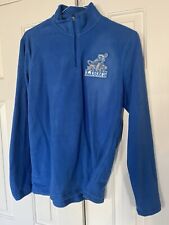 RARE Detroit Lions Men's M 1/4 Zip Pullover Sewn Vintage Logo NFL