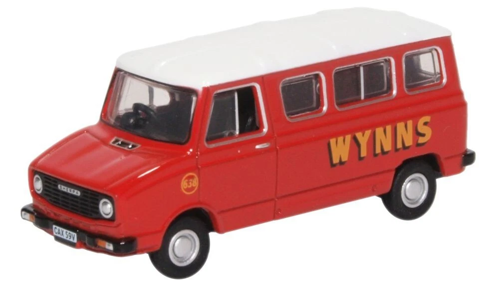 VANS SHERPA MINIBUS VAN WYNNS 1:76 OXFORD COMMERCIALS 76SHP006