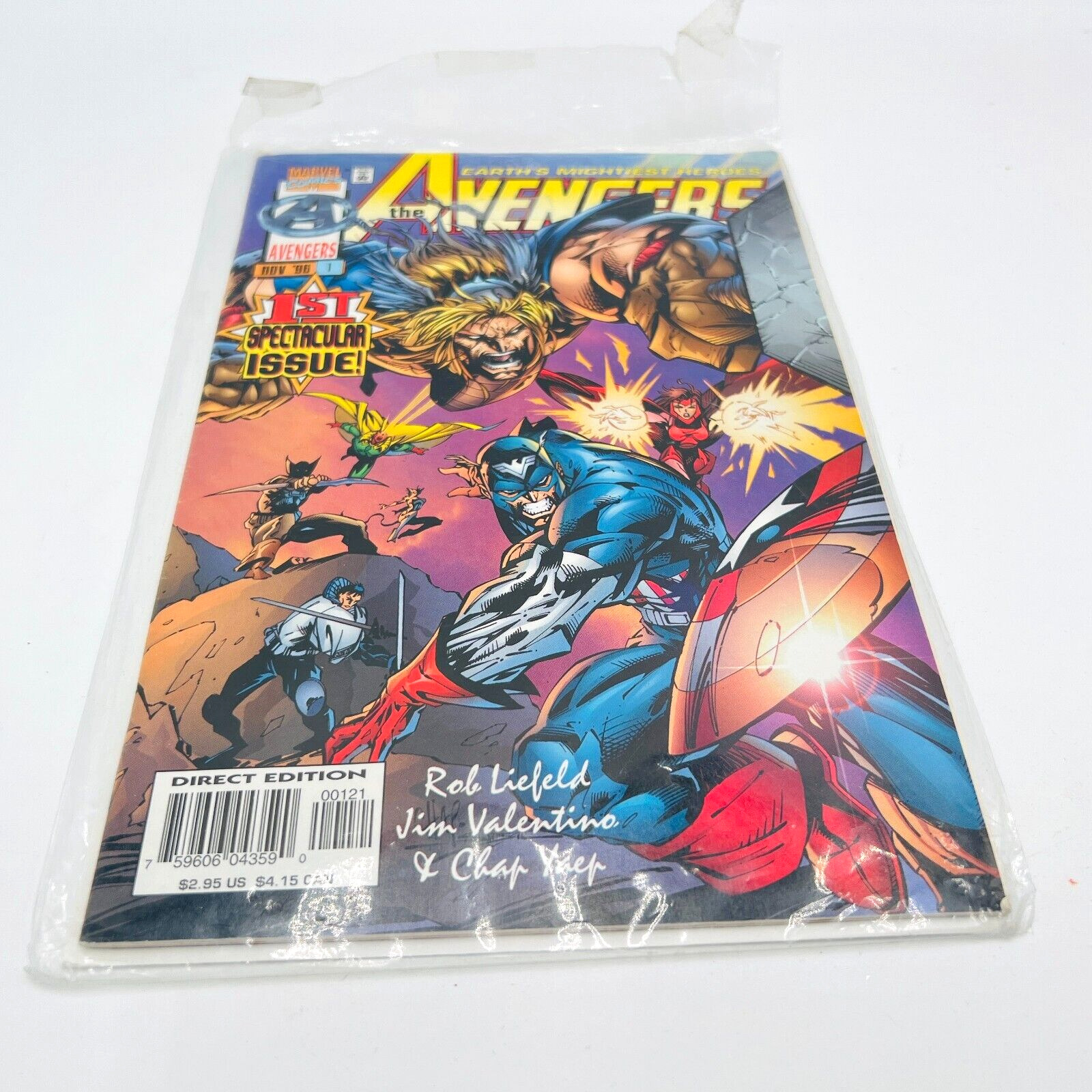 Avengers #1 - Earth's Mightiest Heroes - Marvel Comics 1996 -