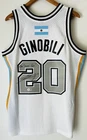 Manu Ginobili signed San Antonio "Go Spurs Go!" NBA Mitchell & Ness Jersey BAS