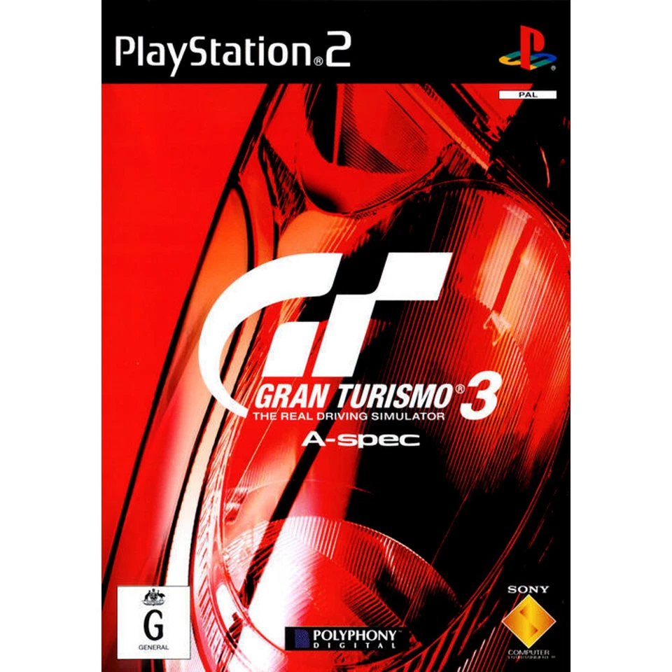 GT3 Gran Turismo 3 A-Spec PS2 Game