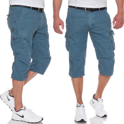 JET LAG längere Herren Cargo Shorts YM 07B dark slate