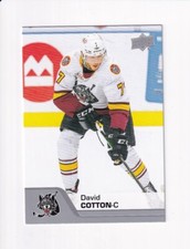 2020-21 Upper Deck AHL HOCKEY DAVID COTTON