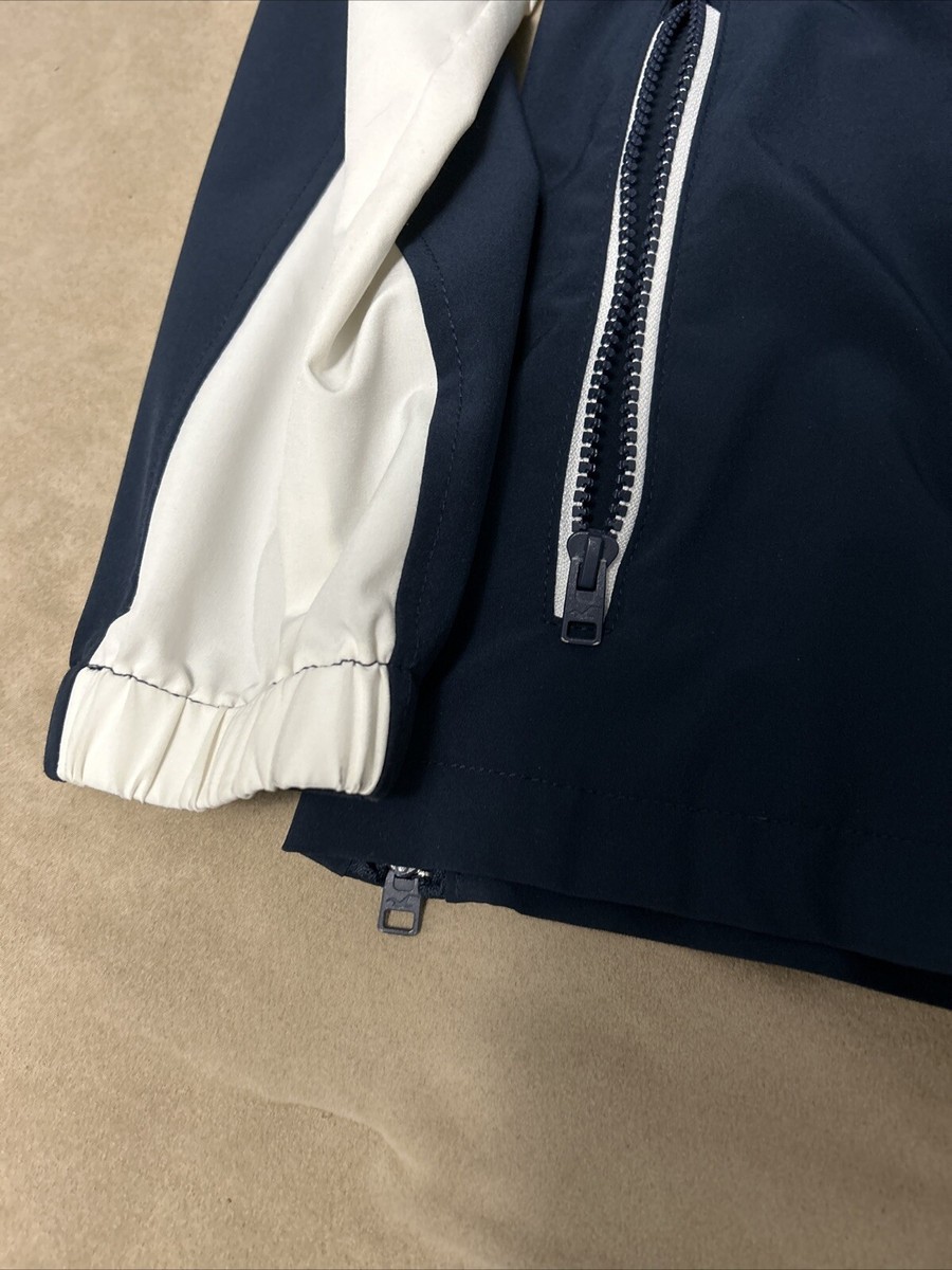 Hollister Windbreaker Quarter Zip Jacket Mens Medium Two Block