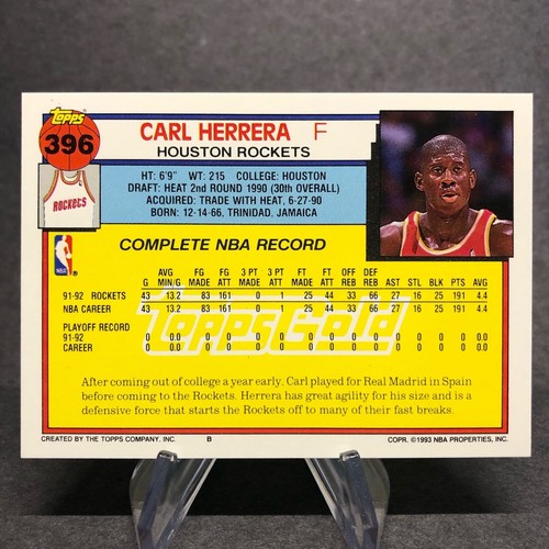 🏀 1992-93 Topps GOLD Basketball Cards #199-#396 Complete Your Set “You Pick” 🏀 - Picture 396 of 396