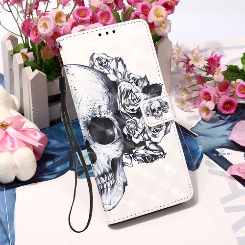 3D Pattern PU Leather Wallet Case Phone Case Cover for LG Stylo 5 Plus K20 Plus - Picture 12 of 24