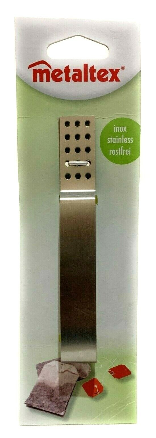 Metaltex Tea Infuser Strainer Tea Ball Squeezer Tea Making Loose Bag