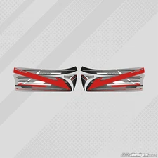 REDSPEED STYLE KG MK14 SIDEPOD STICKER KIT - KARTING -  JakeDesigns