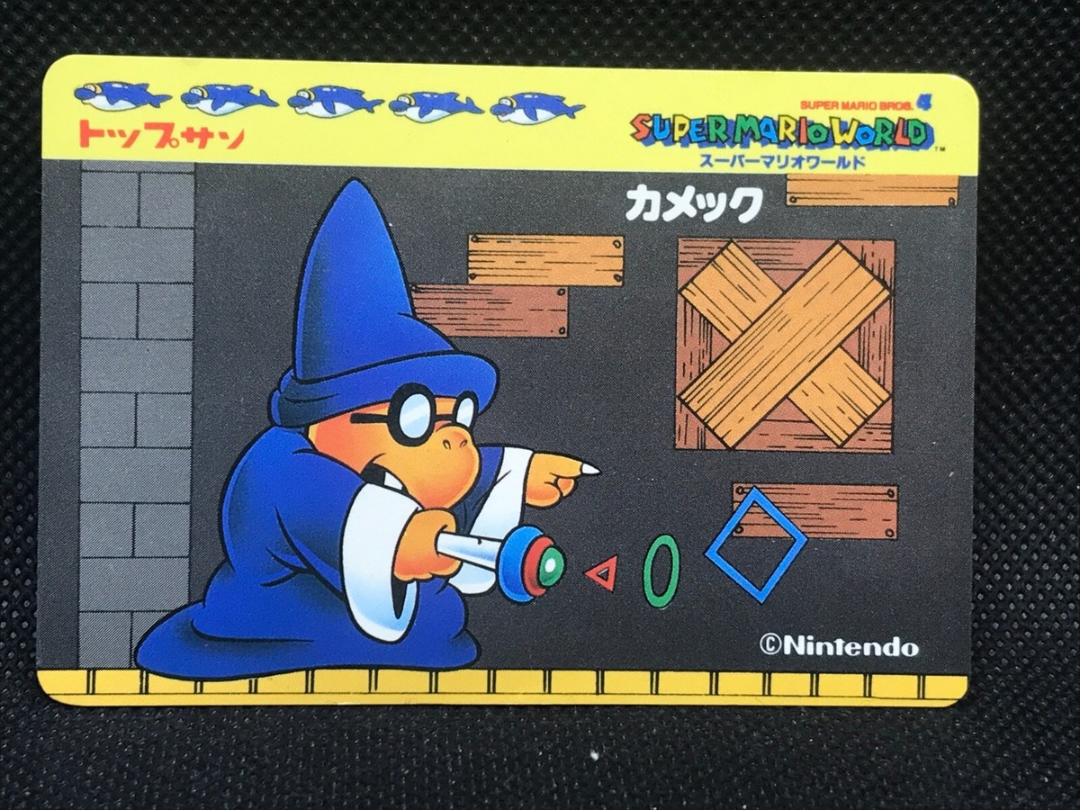 Magikoopa Kamek Mario Super Mario World Mario bros Card Topsun
