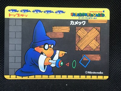 Magikoopa Kamek Mario Super Mario World Mario bros Card Topsun