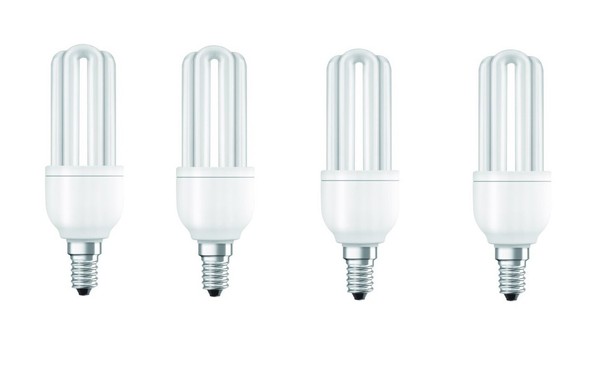 4X Osram Energiesparlampe Dulux E14 11W=51W Warmweiß Eek: G (Spektrum A Bis G)-image