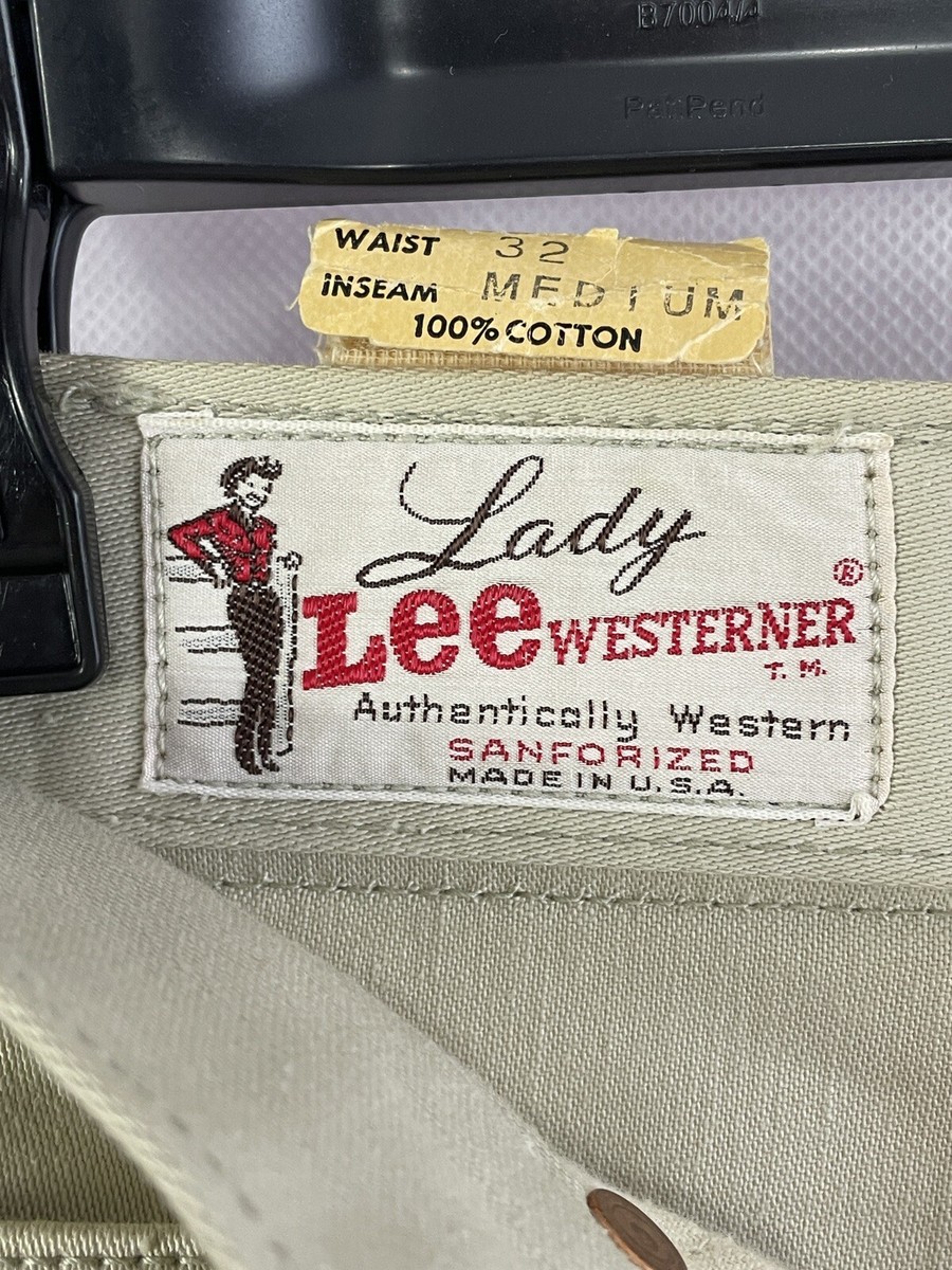パンツ 1960s Lee Westerner Pant Size 32 VTG 1960s Lady Lee Westerner Pants Size 32 Medium NOS Cuffed