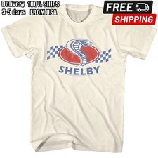 Shelby Cobra Snake Head Vintage Logo Men's T Shirt Carroll American Muscle Car