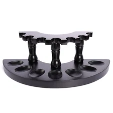 Handcrafted Wooden Tobacco Pipe Stand Rack Holder Display For 7 Smoking Pipes 