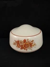 Vintage Milk Glass Schoolhouse Light Globe Floral Pre-owned 1980s