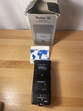Vivitar 35 Dedicated Electronic Flash Original In The Box Great Shape Not Tested