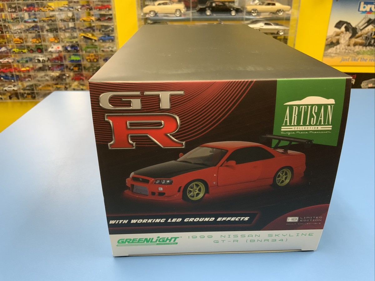 【LEDギミック】GREENLIGHT 1999 SKYLINE GTR GREENLIGHT LIMITED EDITION 1999 NISSAN SKYLINE GT-R ( BNR34