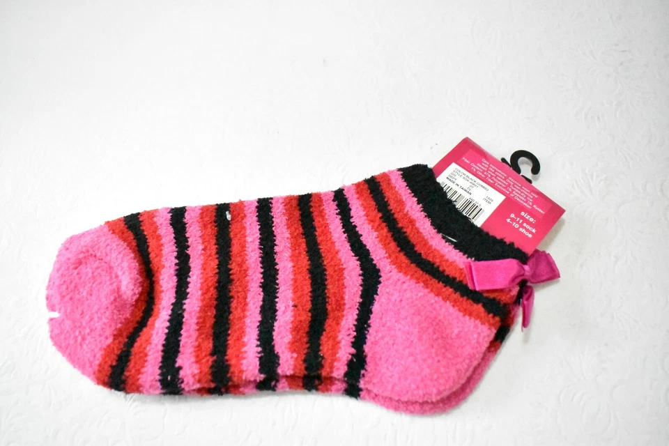Calcetines Xhilaration rosa polar rayas para mujer nuevos  Foto 2 de 4