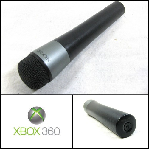 Microsoft Xbox 360 Model 1380 Black Wireless Microphone
