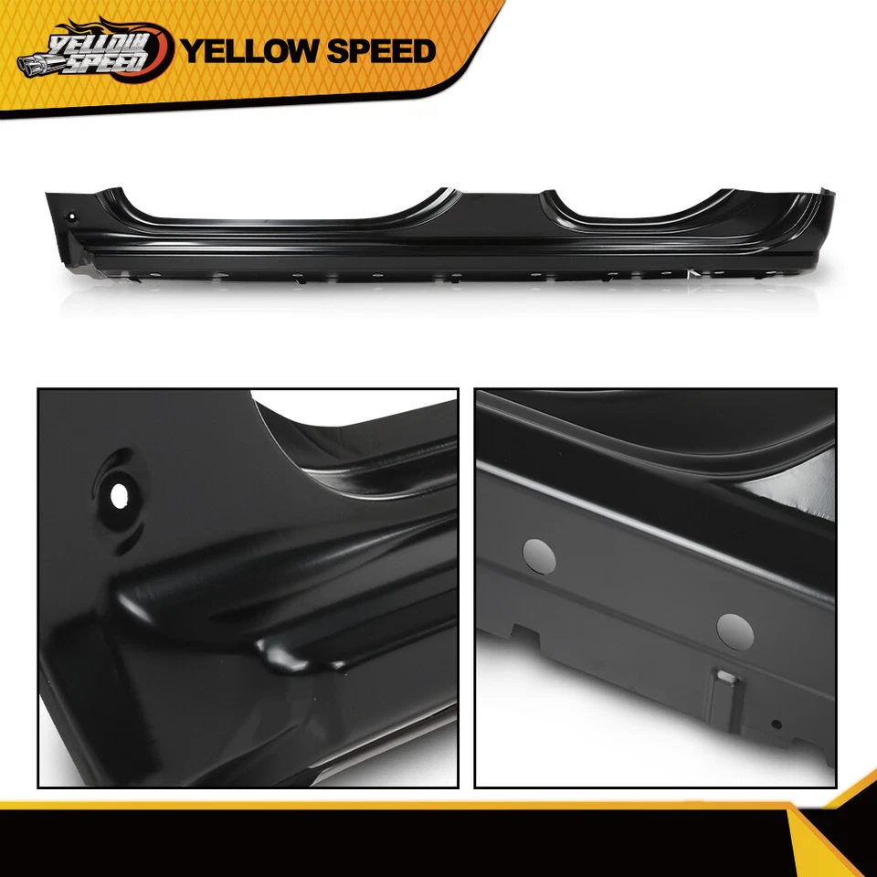 Rocker Panel Fit For 2014-2018 Chevy GMC Pickup Silverado Sierra Extended Cab - Image 4 of 4