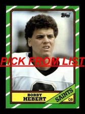 1986 Topps Football 204-396 EX-MT/NM Pick From List All PICTURED yy2