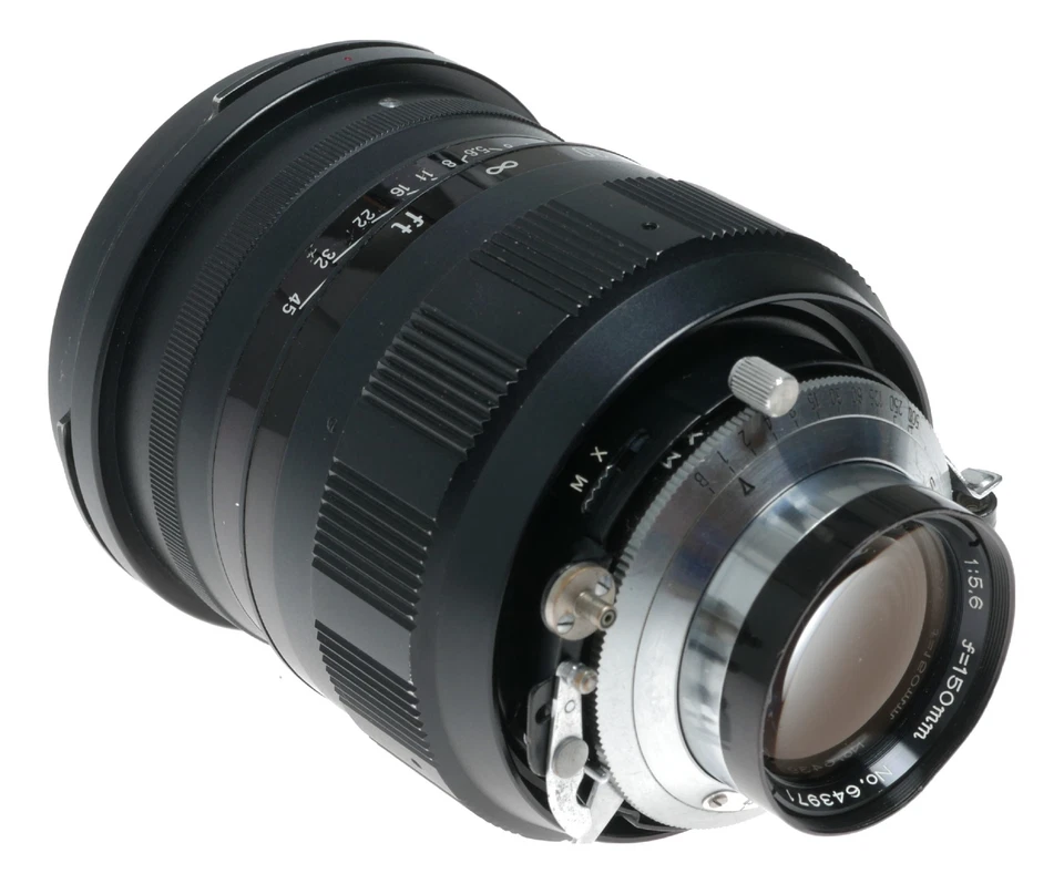 Prensa universal Mamiya-Sekor F.C 1:5,6 f=150 mm 5,6/150 mm f/5,6 Foto 4 de 4