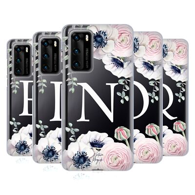 NATURE MAGICK WATERCOLOUR FLOWER MONOGRAM 2 SOFT GEL CASE FOR HUAWEI PHONES 4
