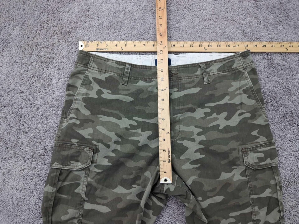 George Cargo Shorts Mens 36 Green Camouflage Casual Outdoor - Image 3 of 4